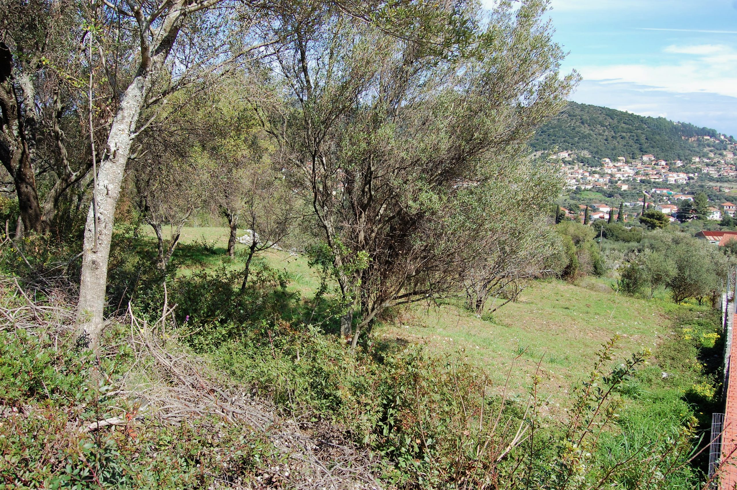 Terrain and landscape of land for sale in Ithaca Greece, Vathi