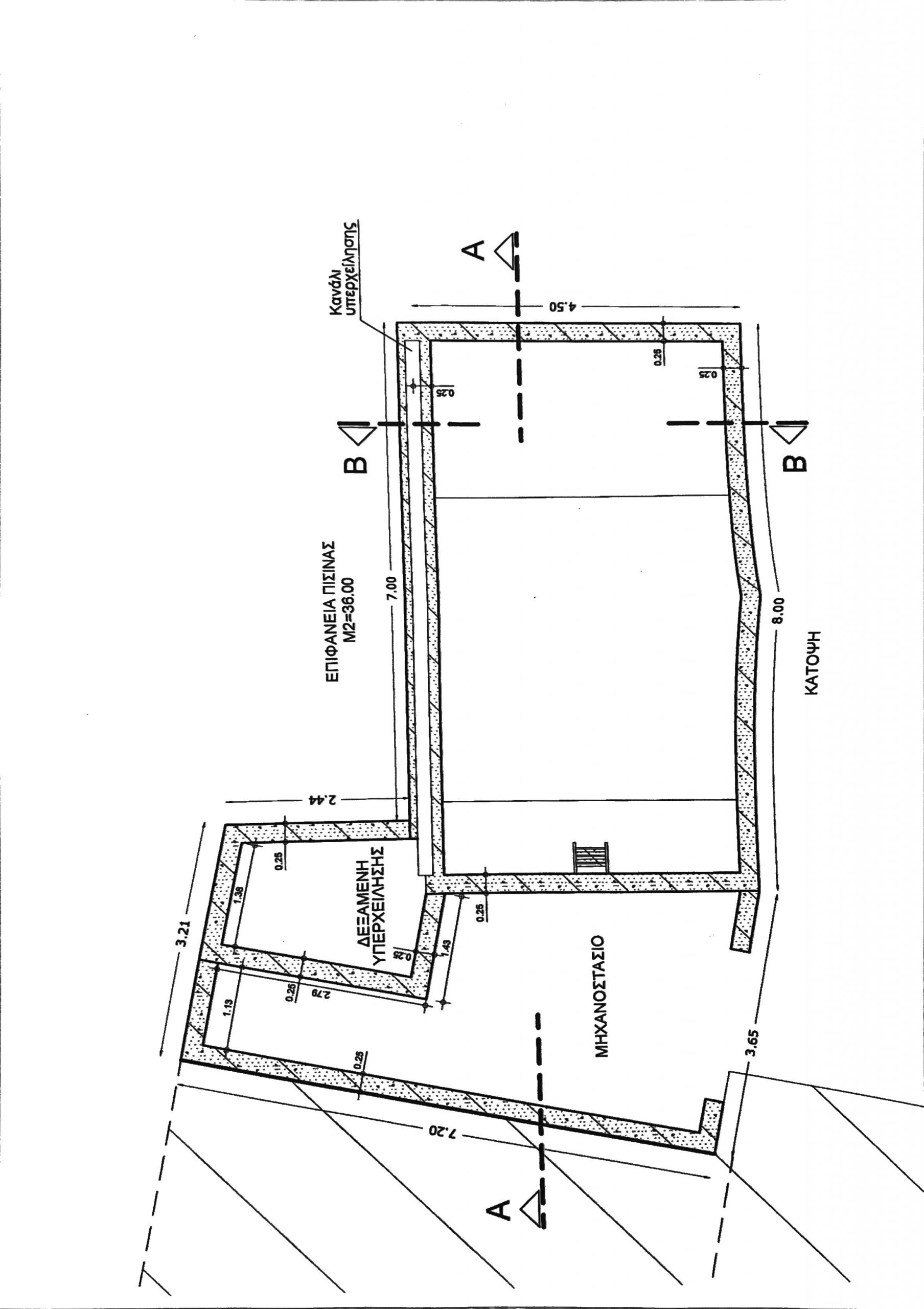 Aerial view of house with pool for sale in Ithaca Greece, Perachori