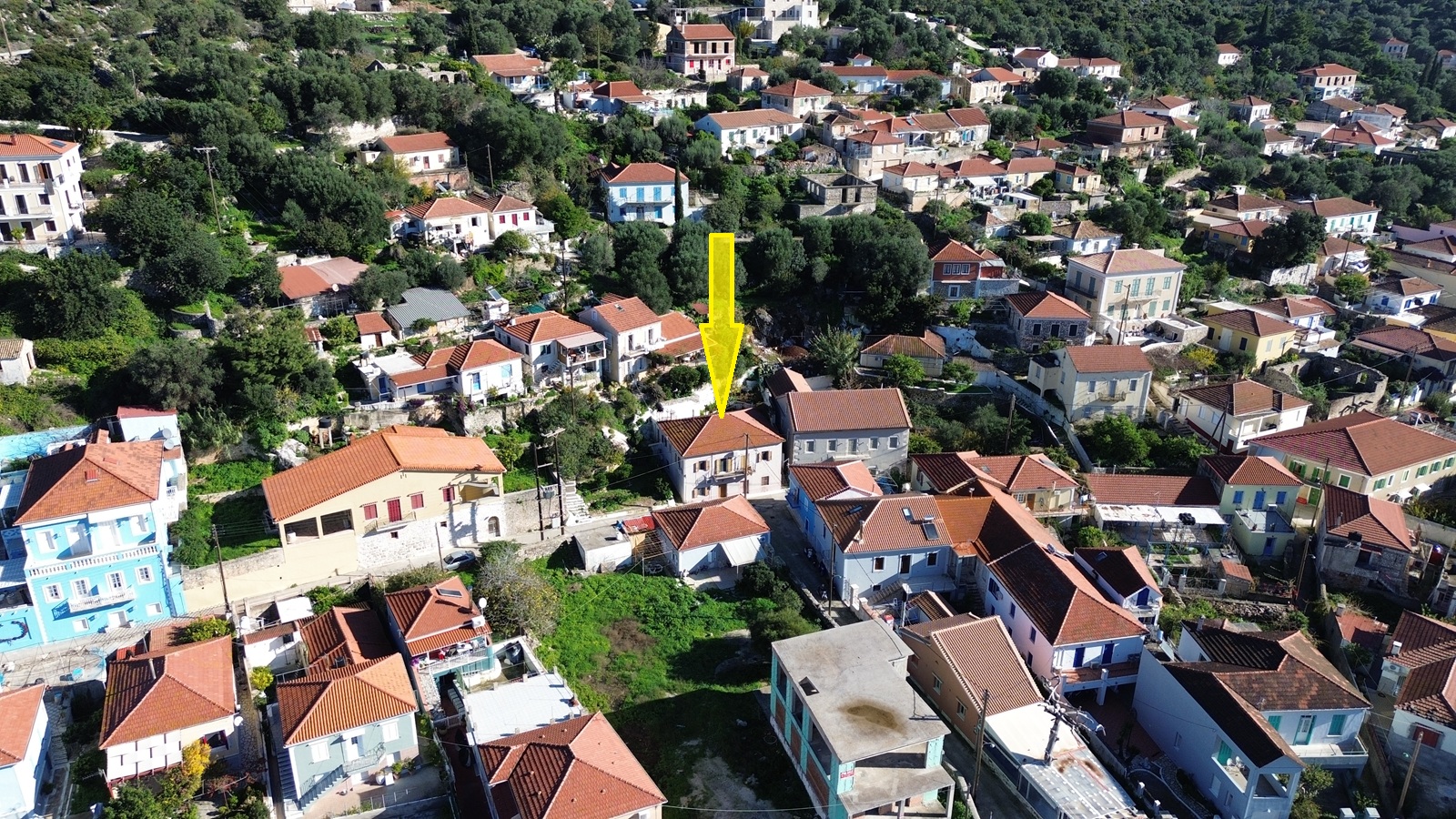 Location of house for sale in Ithaca Greece, Vathi