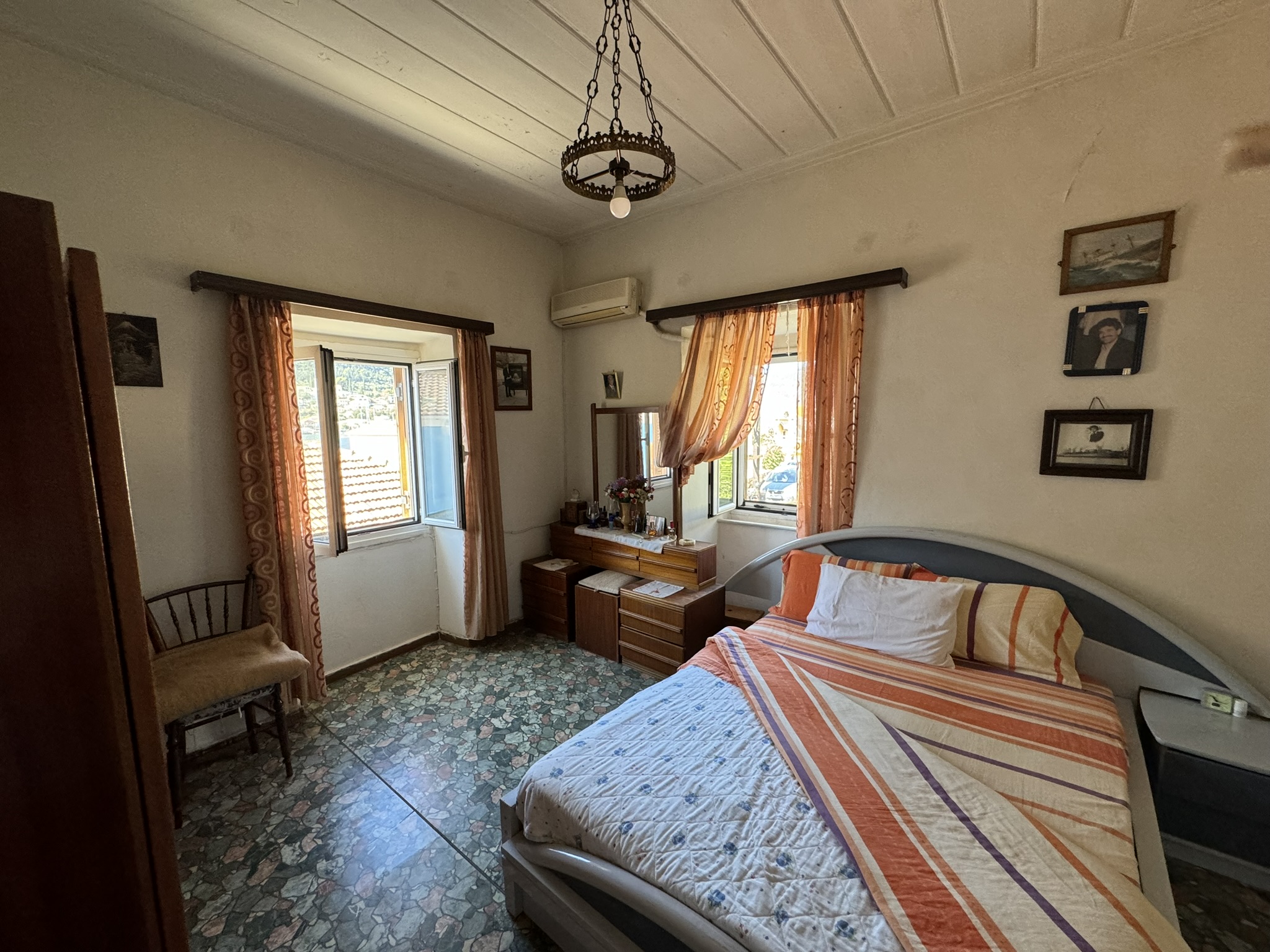 Double bedroom of house for sale in Ithaca Greece, Vathi