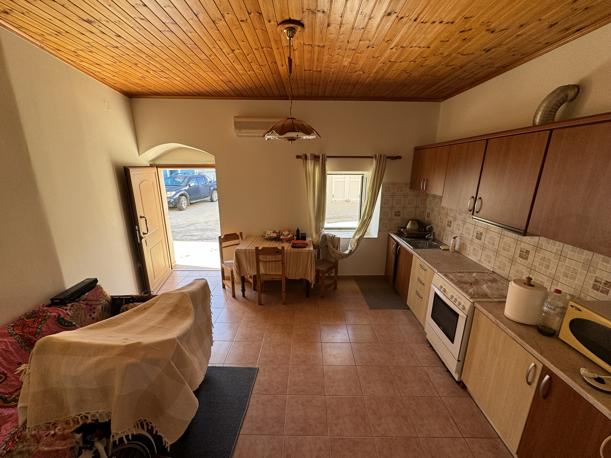 Kitchen area of house for sale in Ithaca Greece, Vathi