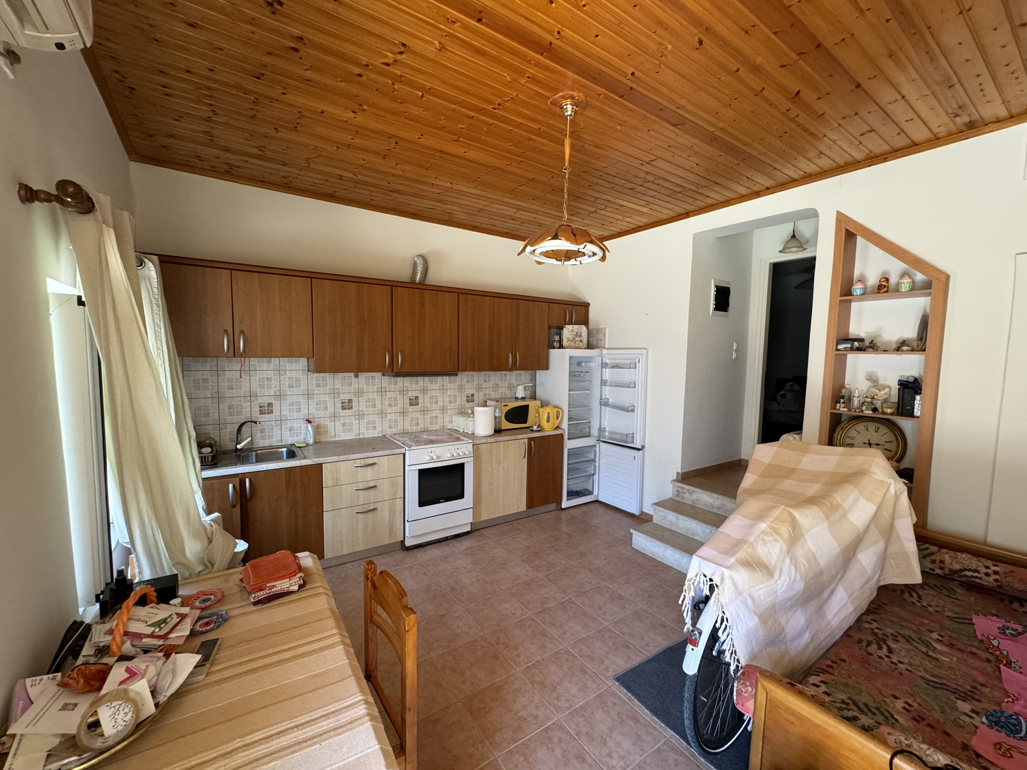 Kitchen area of house for sale in Ithaca Greece, Vathi