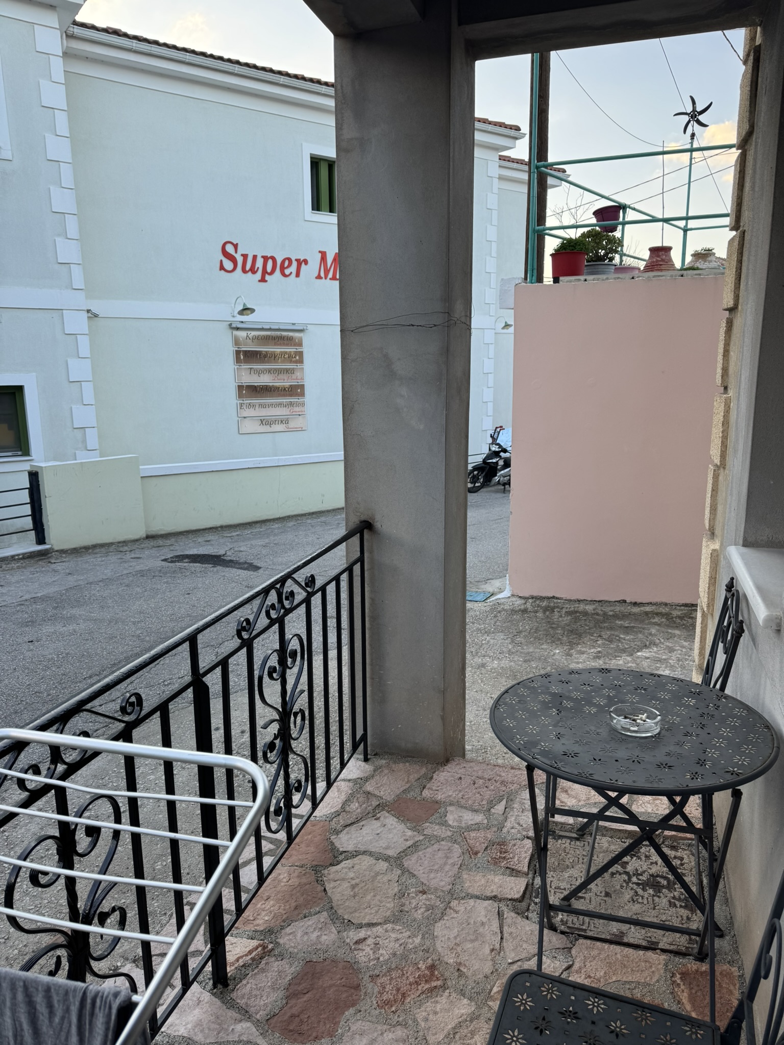 Balcony of house for sale in Ithaca Greece, Vathi