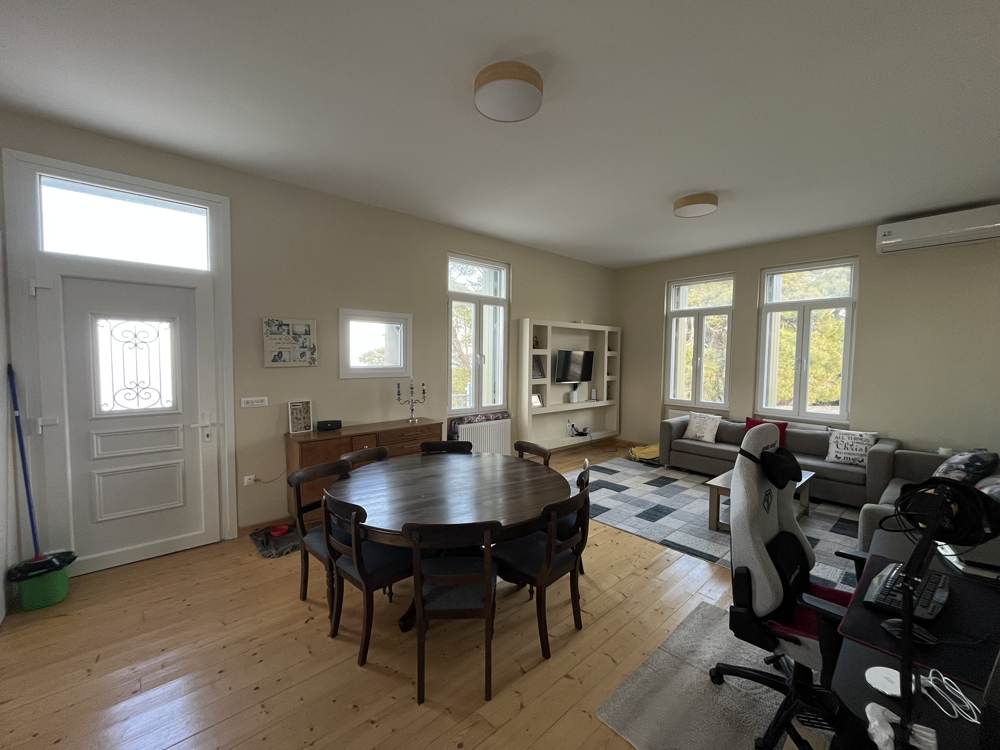 Lounge and dining area of house for sale in Ithaca Greece, Anoghi