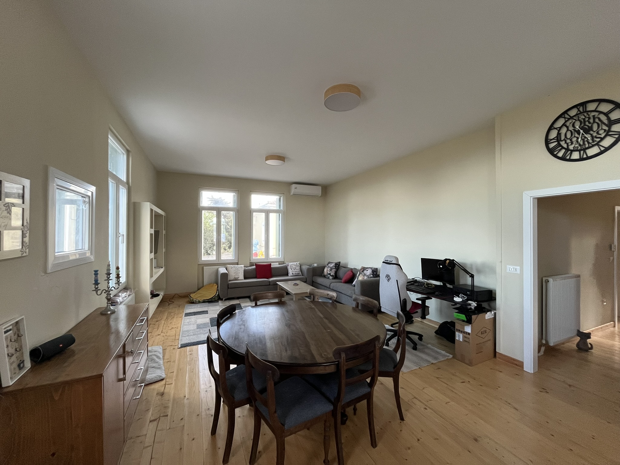 Lounge and dining area of house for sale in Ithaca Greece, Anoghi