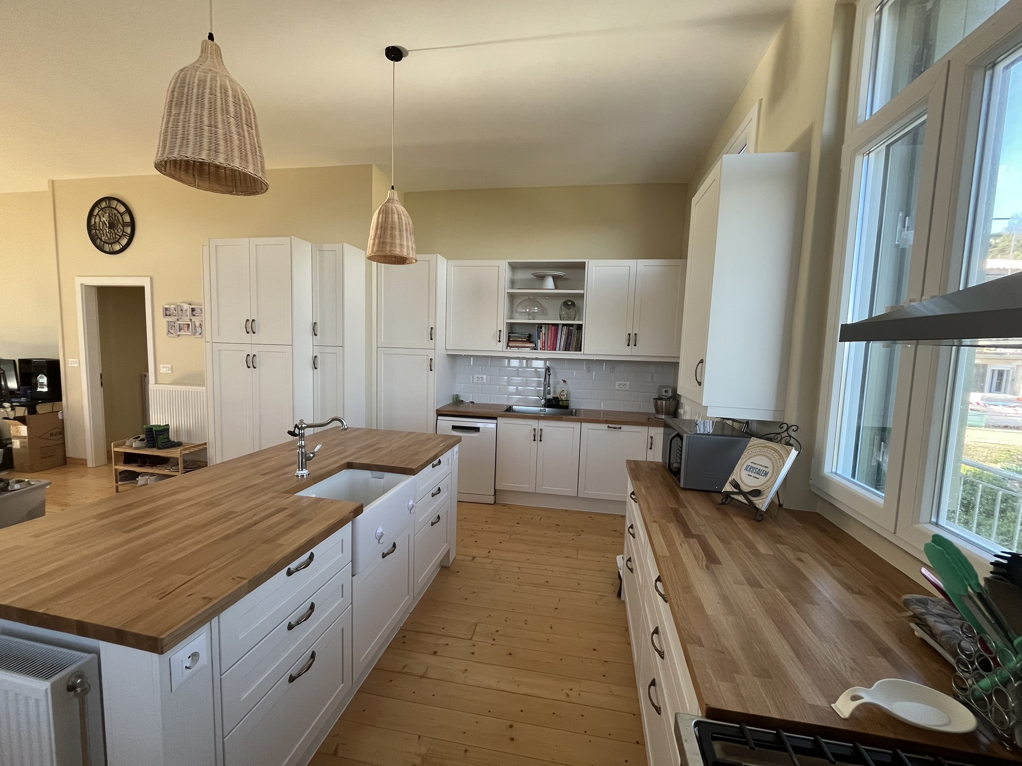 Kitchen area of house for sale in Ithaca Greece, Anoghi