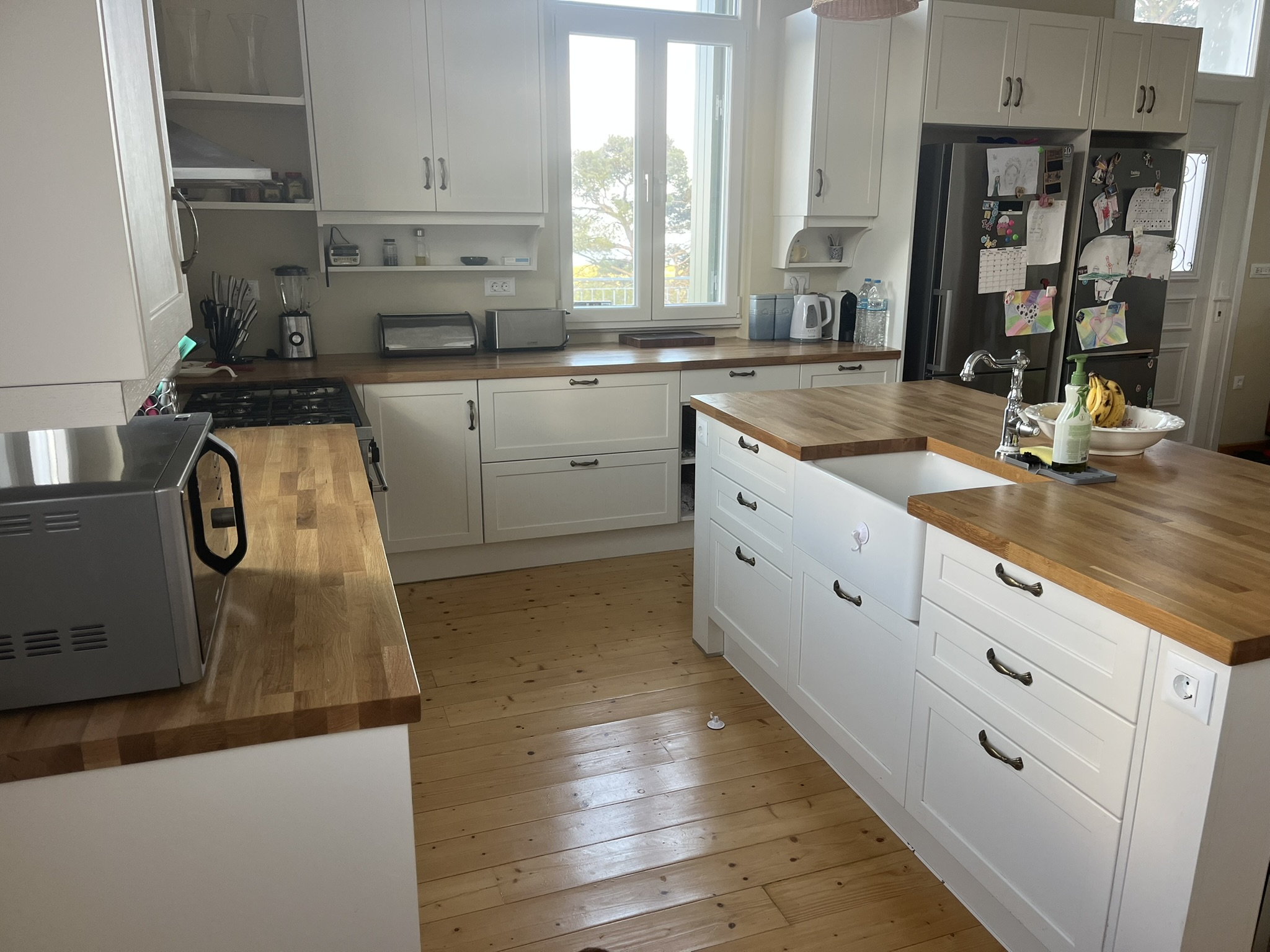 Kitchen area of house for sale in Ithaca Greece, Anoghi