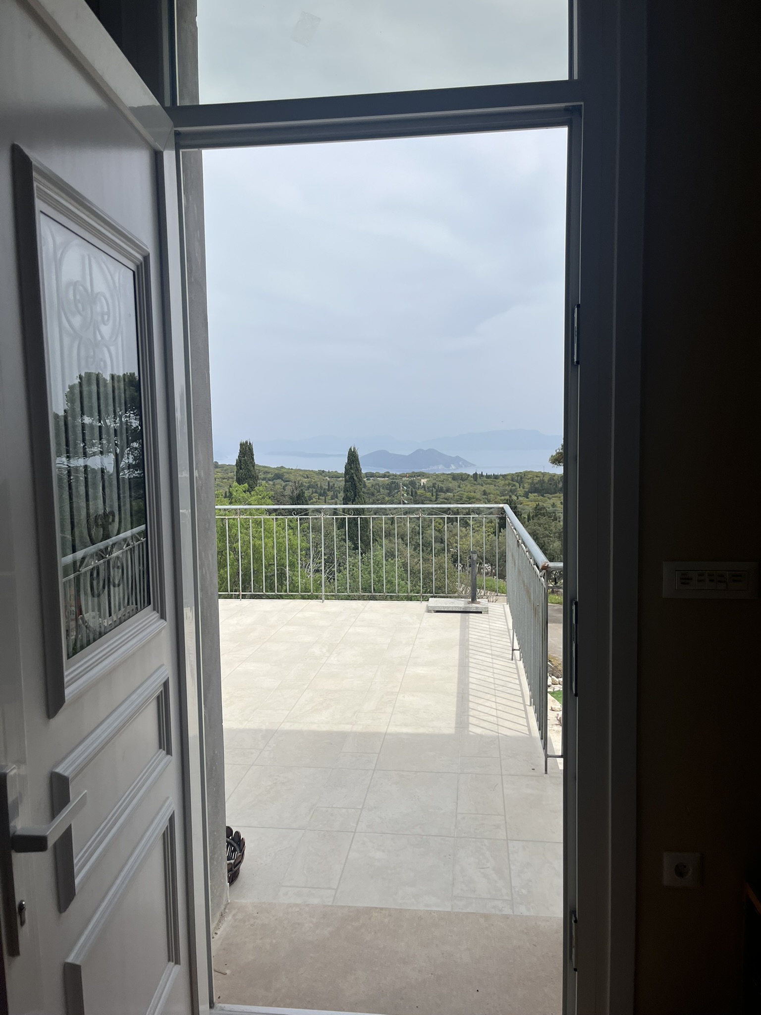 Terrace of house for sale in Ithaca Greece, Anoghi