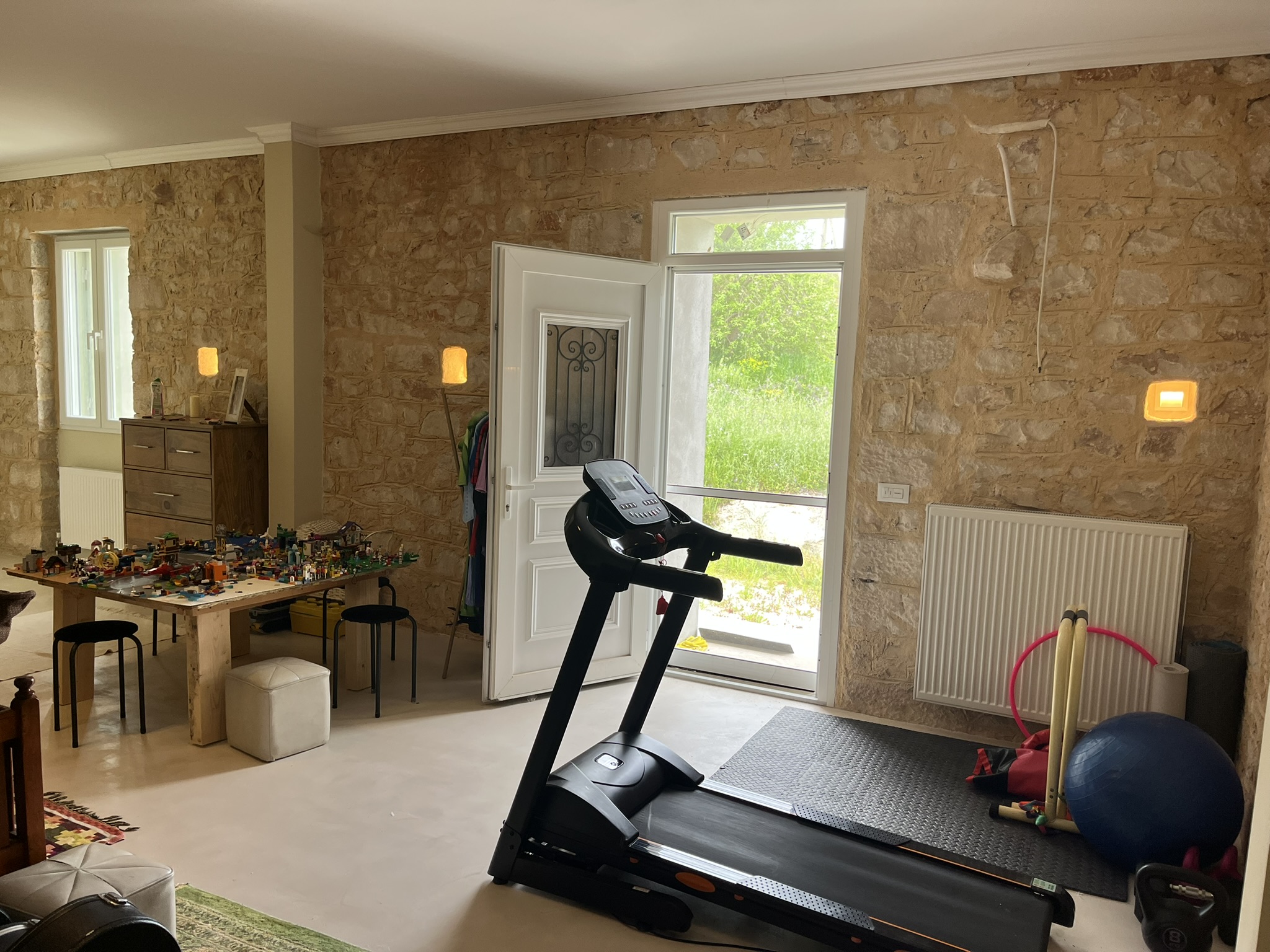 Ground floor recreation room of house for sale in Ithaca Greece, Anoghi