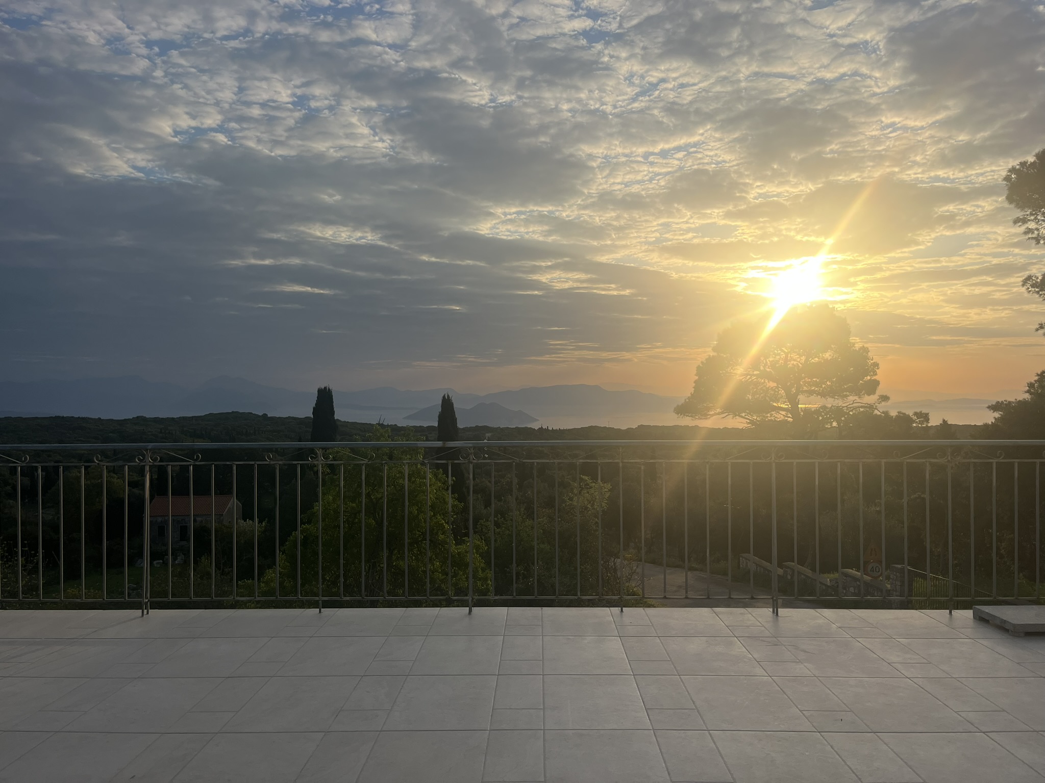 Terrace of house for sale in Ithaca Greece, Anoghi