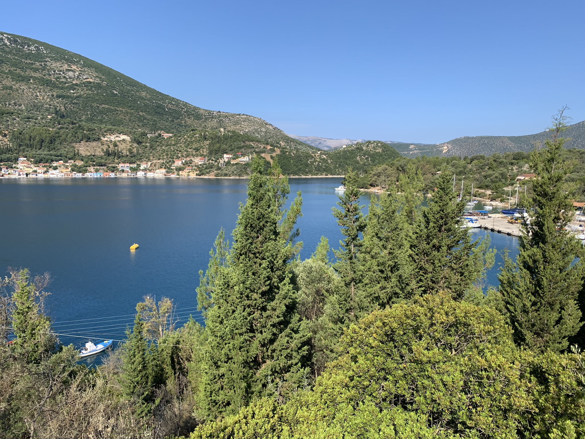 Views of land for sale in Ithaca Greece, Vathi