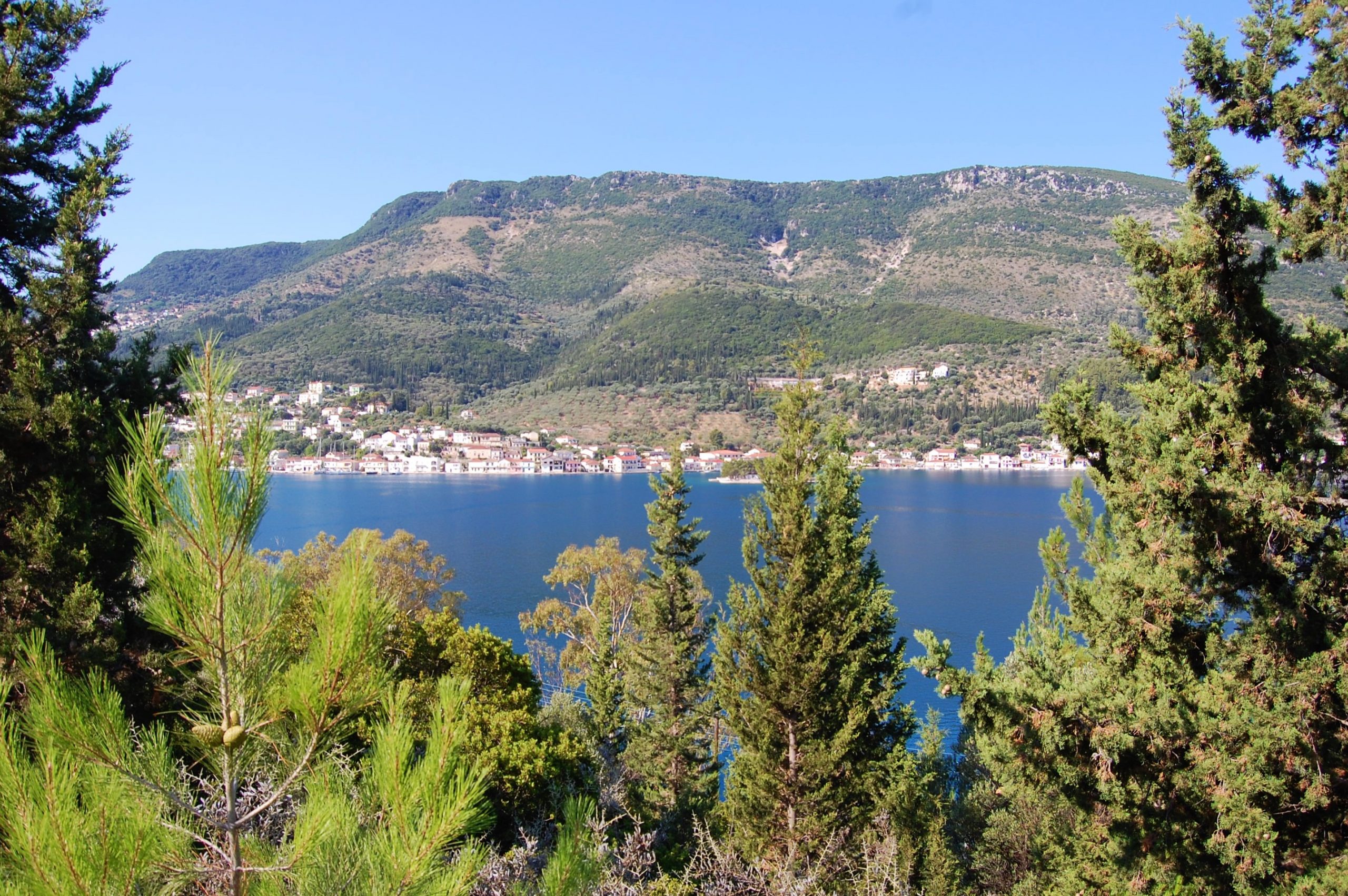 Sea views from land for sale in Ithaca Greece, Vathi