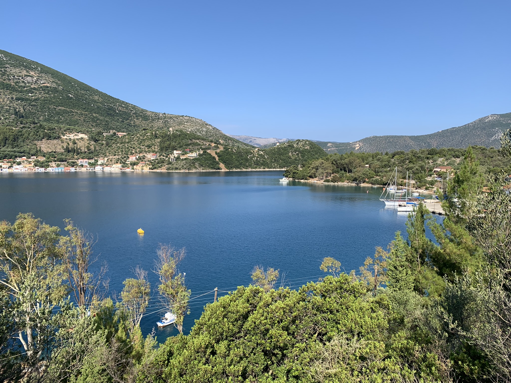 Views of land for sale in Ithaca Greece, Vathi
