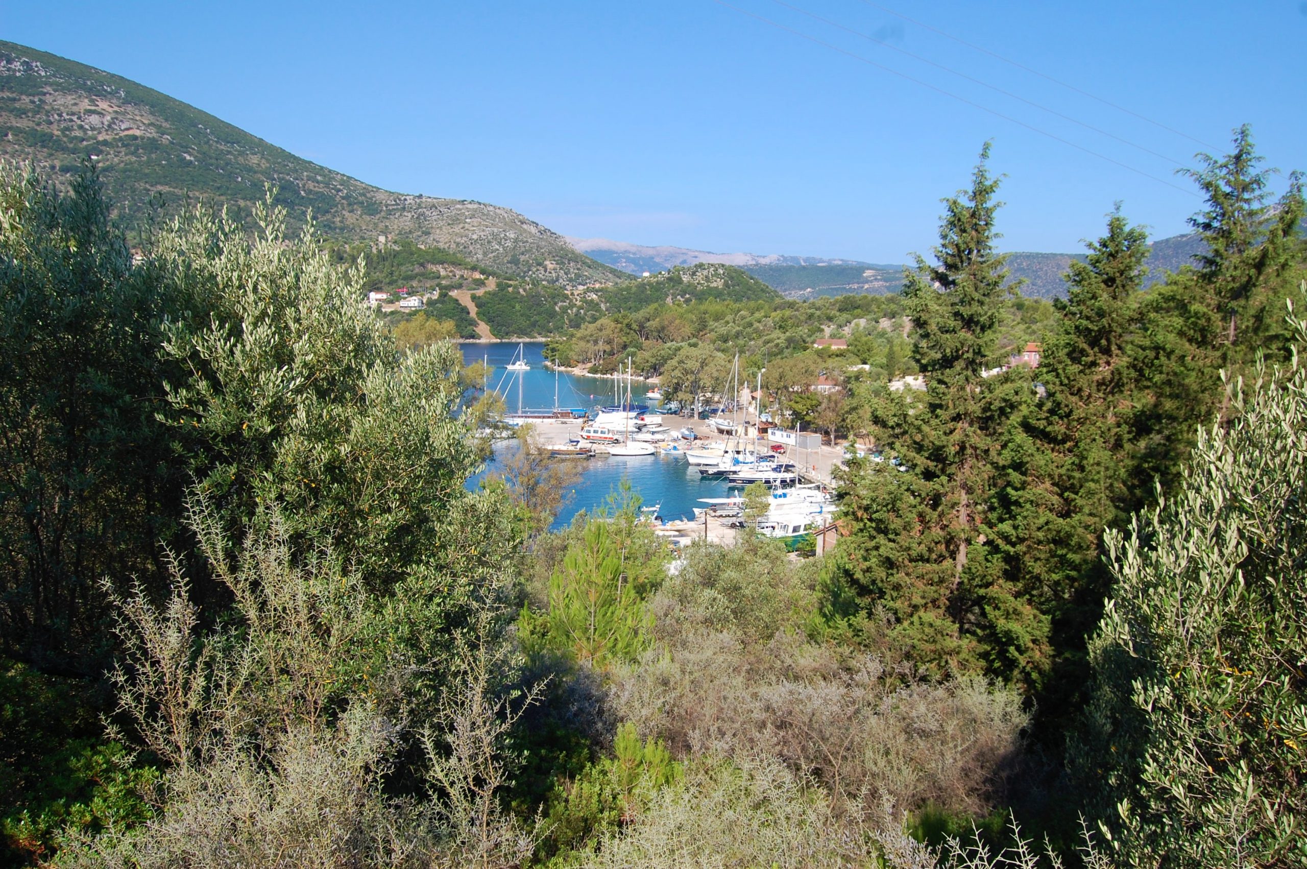 Views of land for sale in Ithaca Greece, Vathi