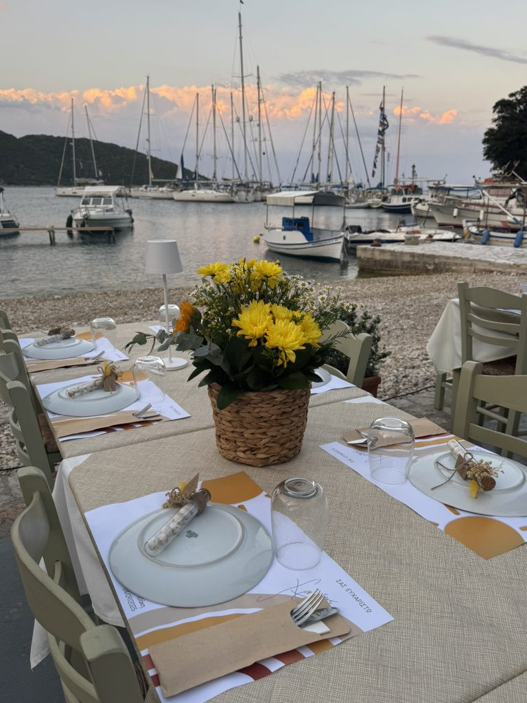 Event management of baptism in Ithaca Greece, Frikes