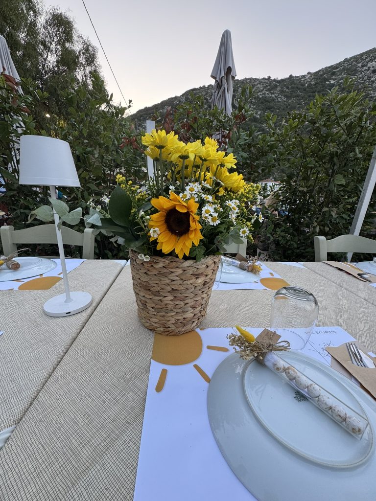 Event management of baptism in Ithaca Greece, Frikes