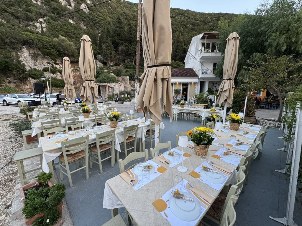 Event management of baptism in Ithaca Greece, Frikes