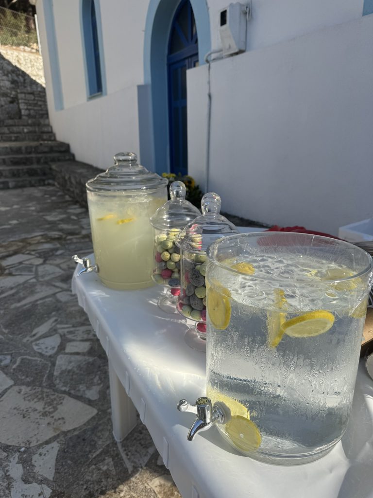 Event management of baptism in Ithaca Greece, Frikes