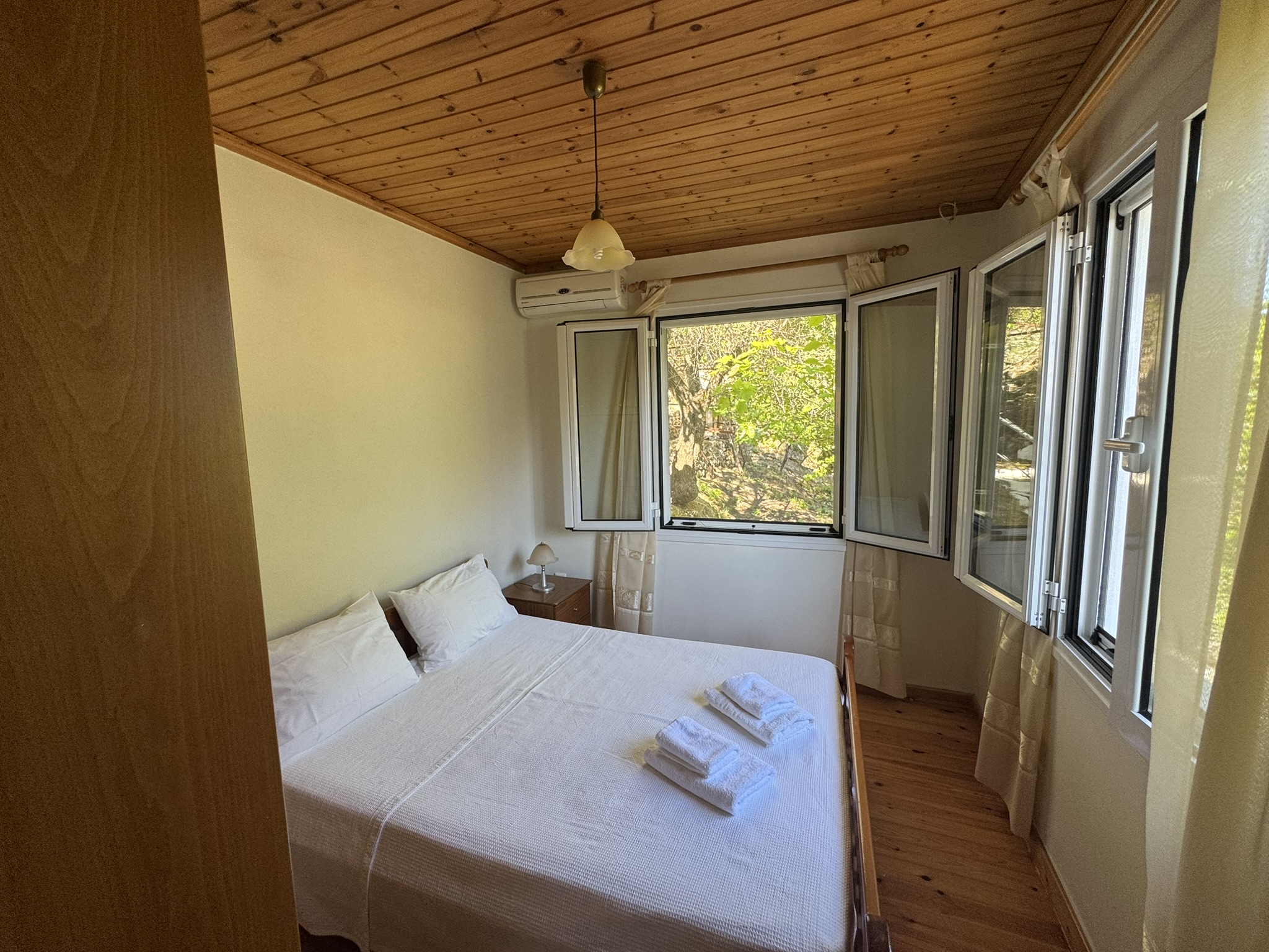 Double bedroom of house for sale in Ithaca Greece Frikes
