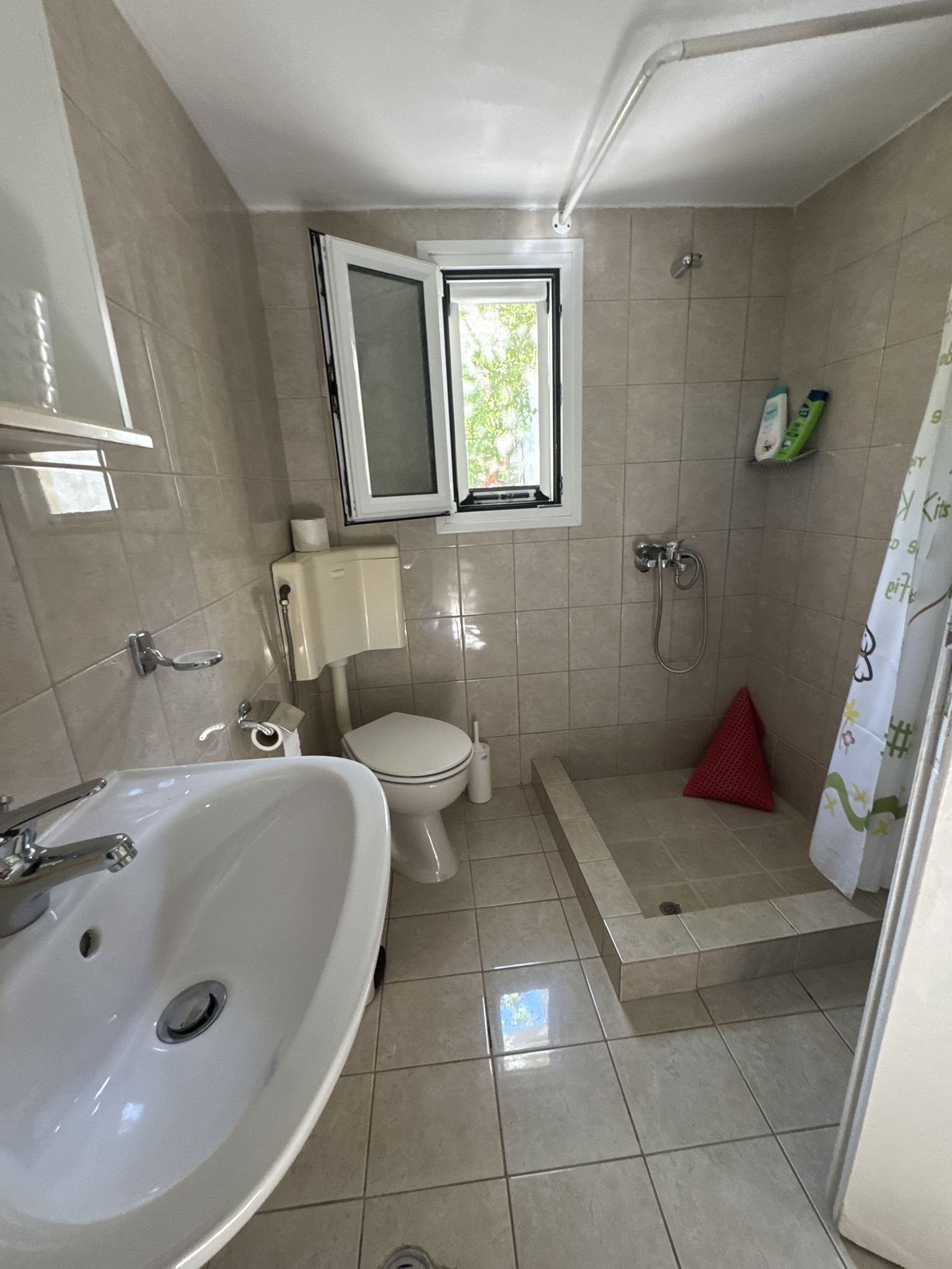 Studio bathroom of house for sale in Ithaca Greece Frikes