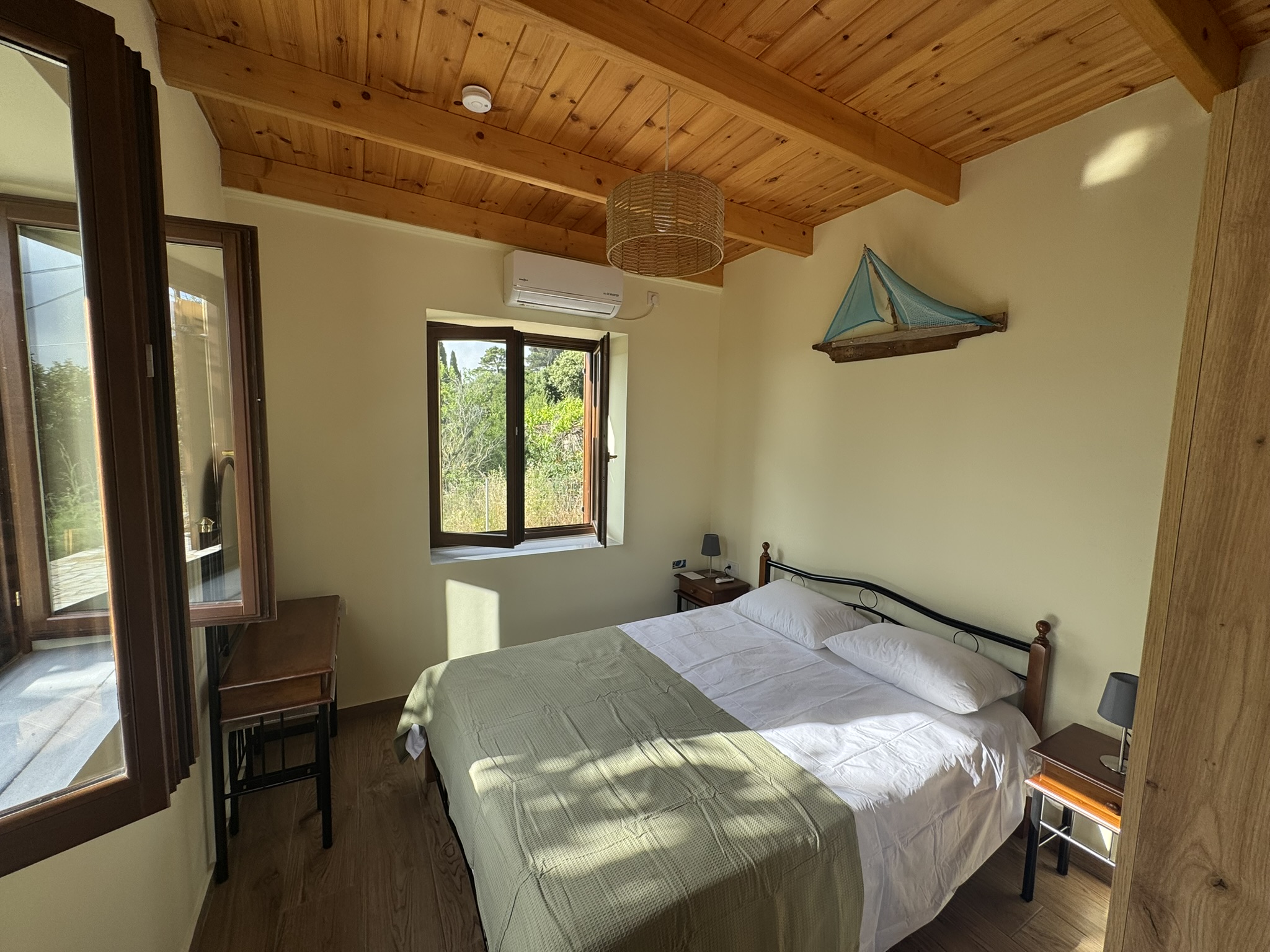 Double bedroom of house for rent in Ithaca Greece, Anoghi