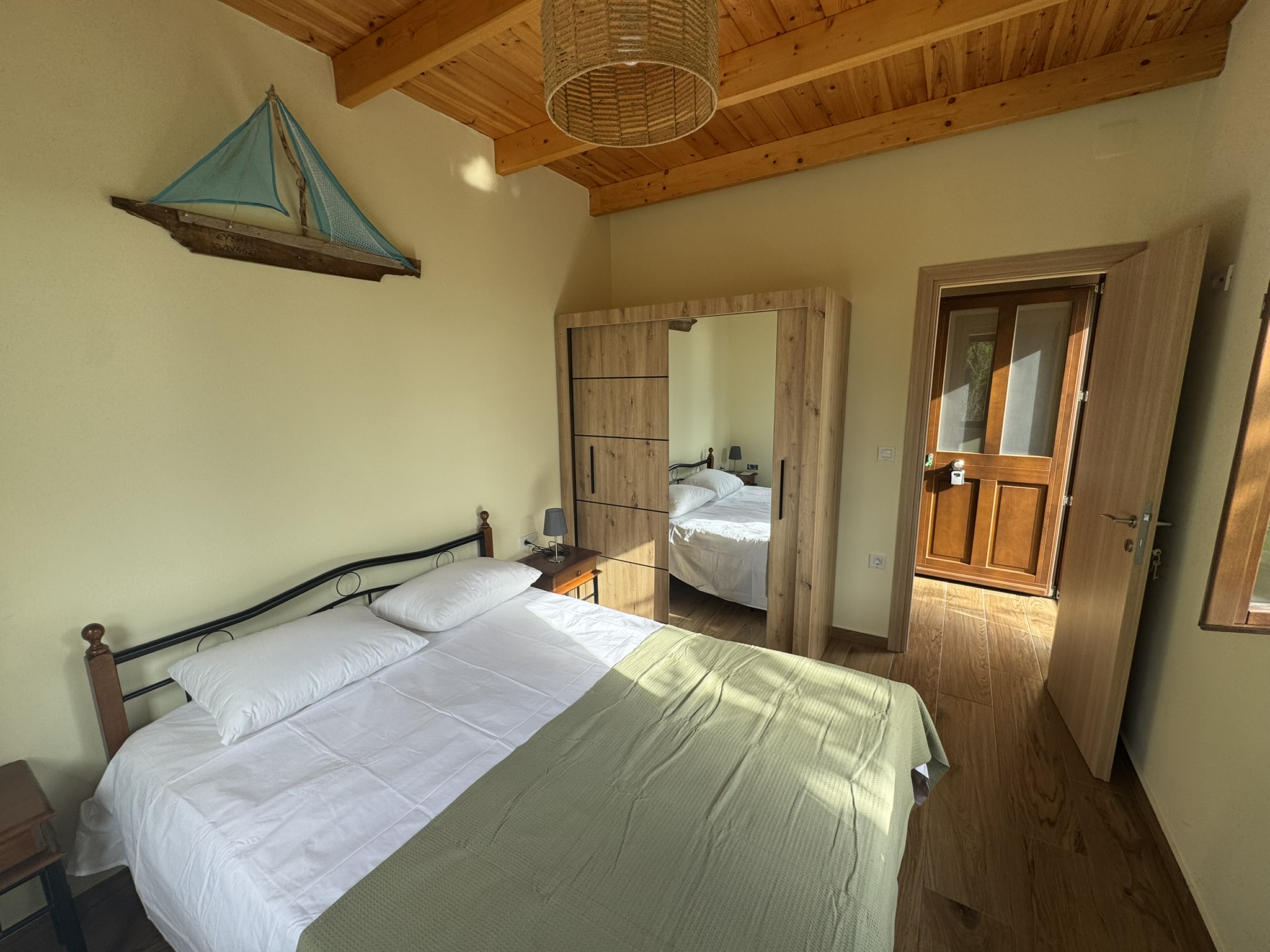 Double bedroom of house for rent in Ithaca Greece, Anoghi