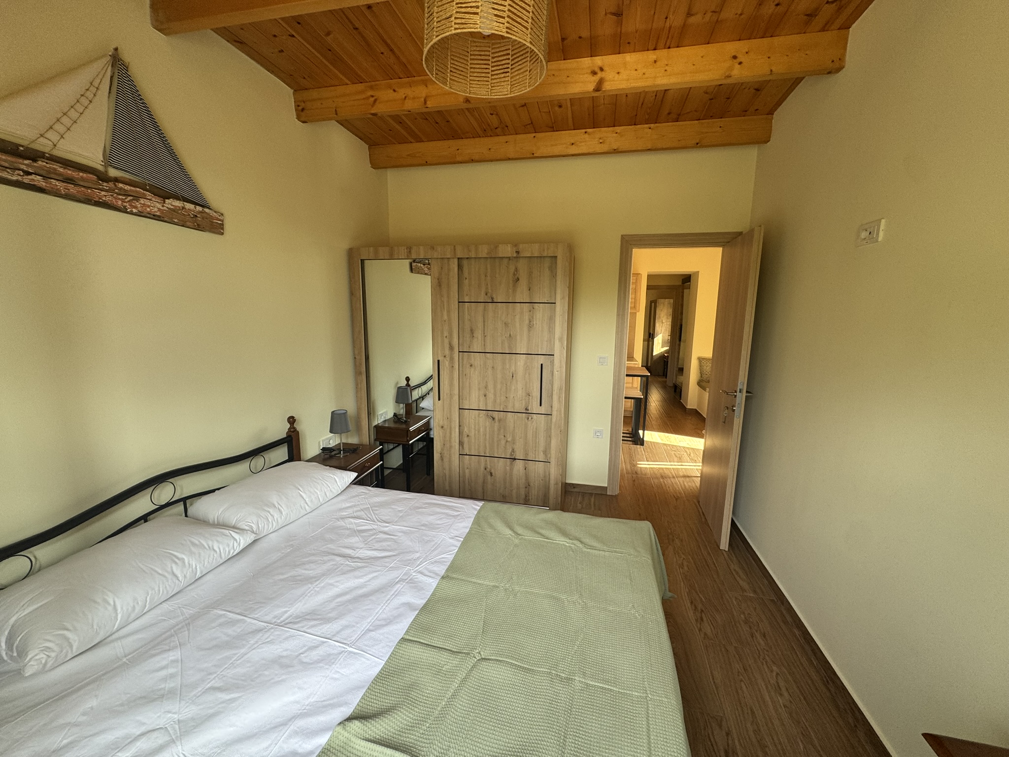 Double bedroom of house for rent in Ithaca Greece, Anoghi