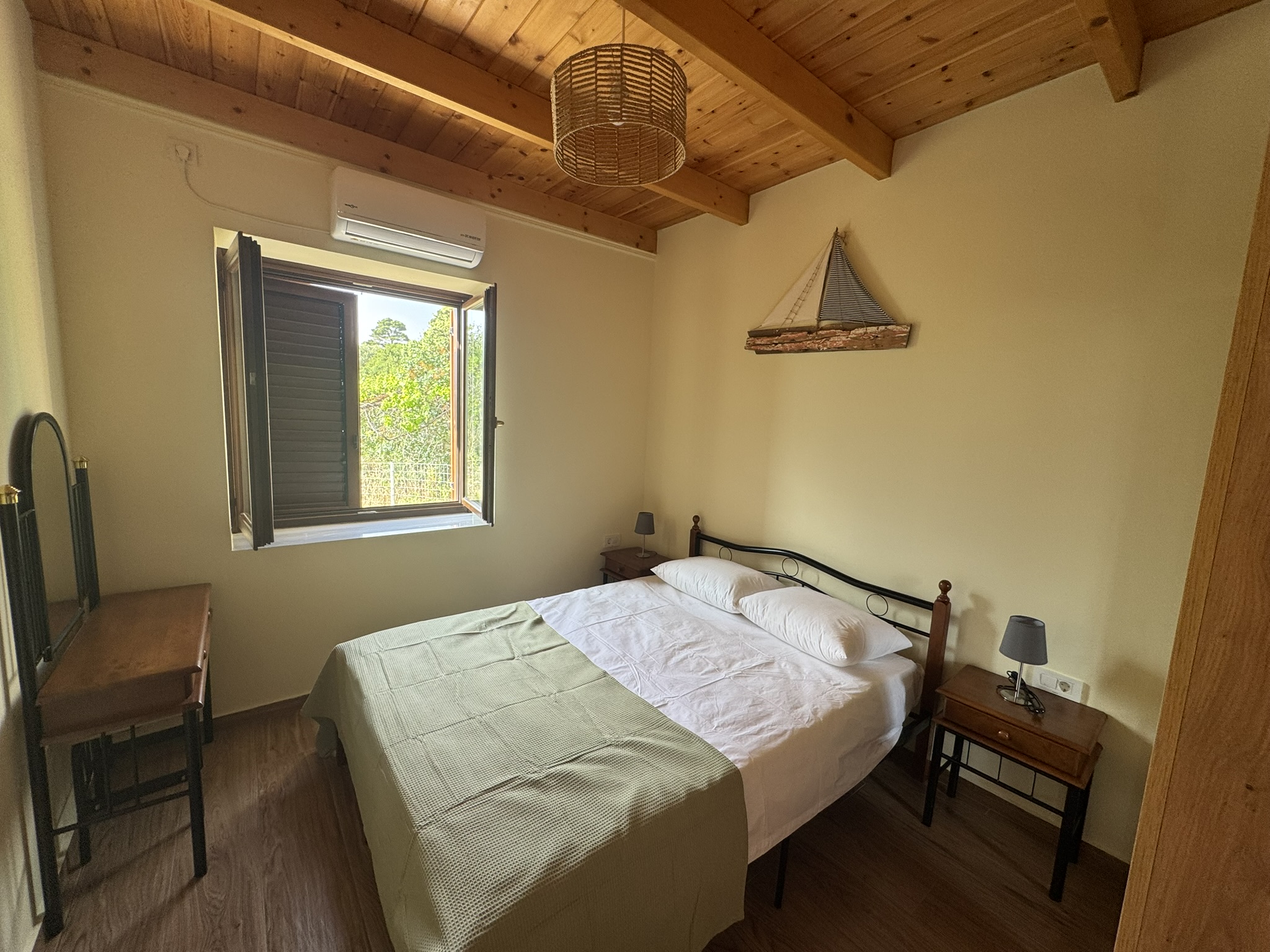 Double bedroom of house for rent in Ithaca Greece, Anoghi