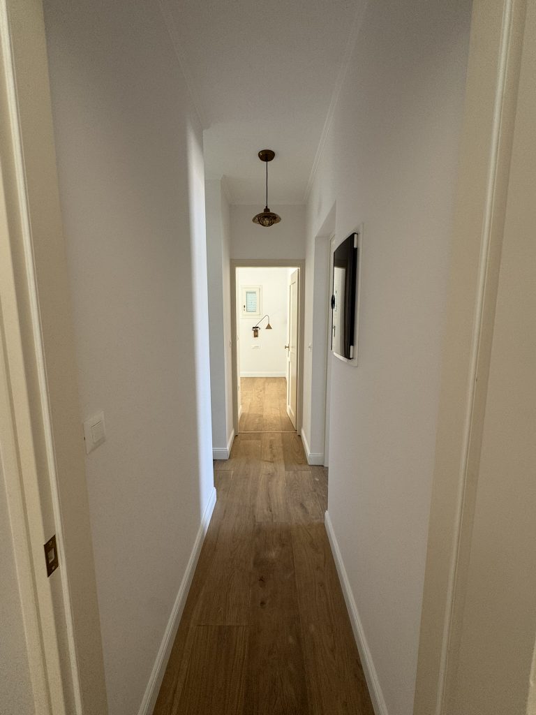 Passageway of house renovated with project management in Ithaca Greece Vathi
