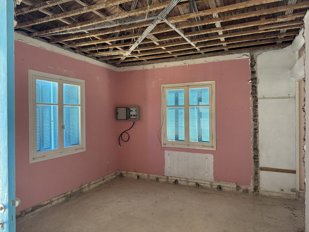 Interior area of house renovated with project management in Ithaca Greece Vathi