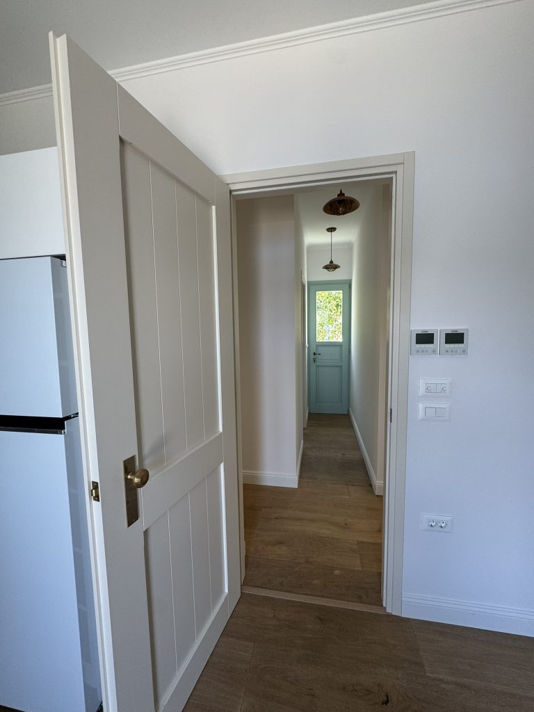 Passageway of house renovated with project management in Ithaca Greece Vathi