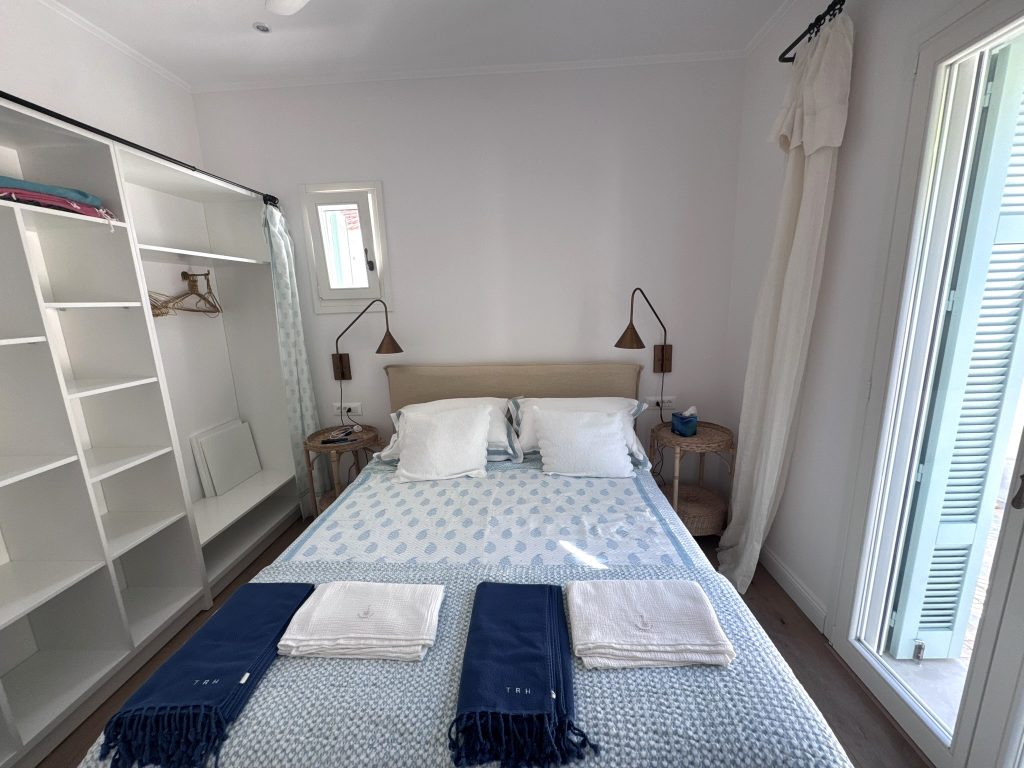 Second double bedroom of house renovated with project management in Ithaca Greece Vathi