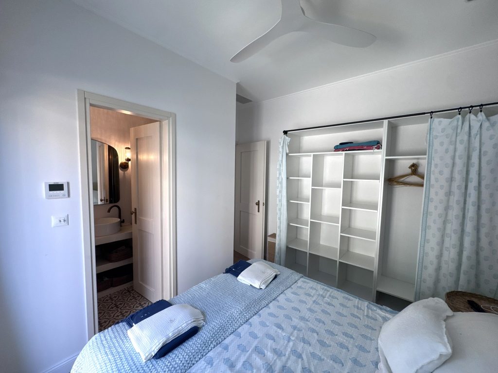 Second double bedroom of house renovated with project management in Ithaca Greece Vathi