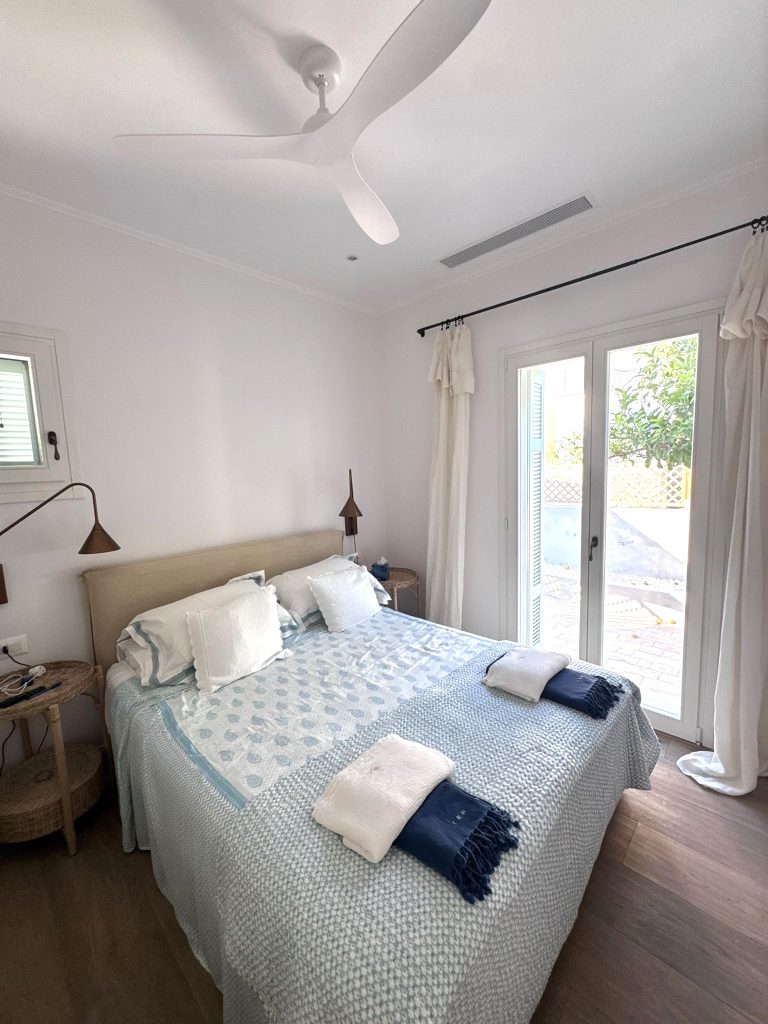 Second double bedroom of house renovated with project management in Ithaca Greece Vathi