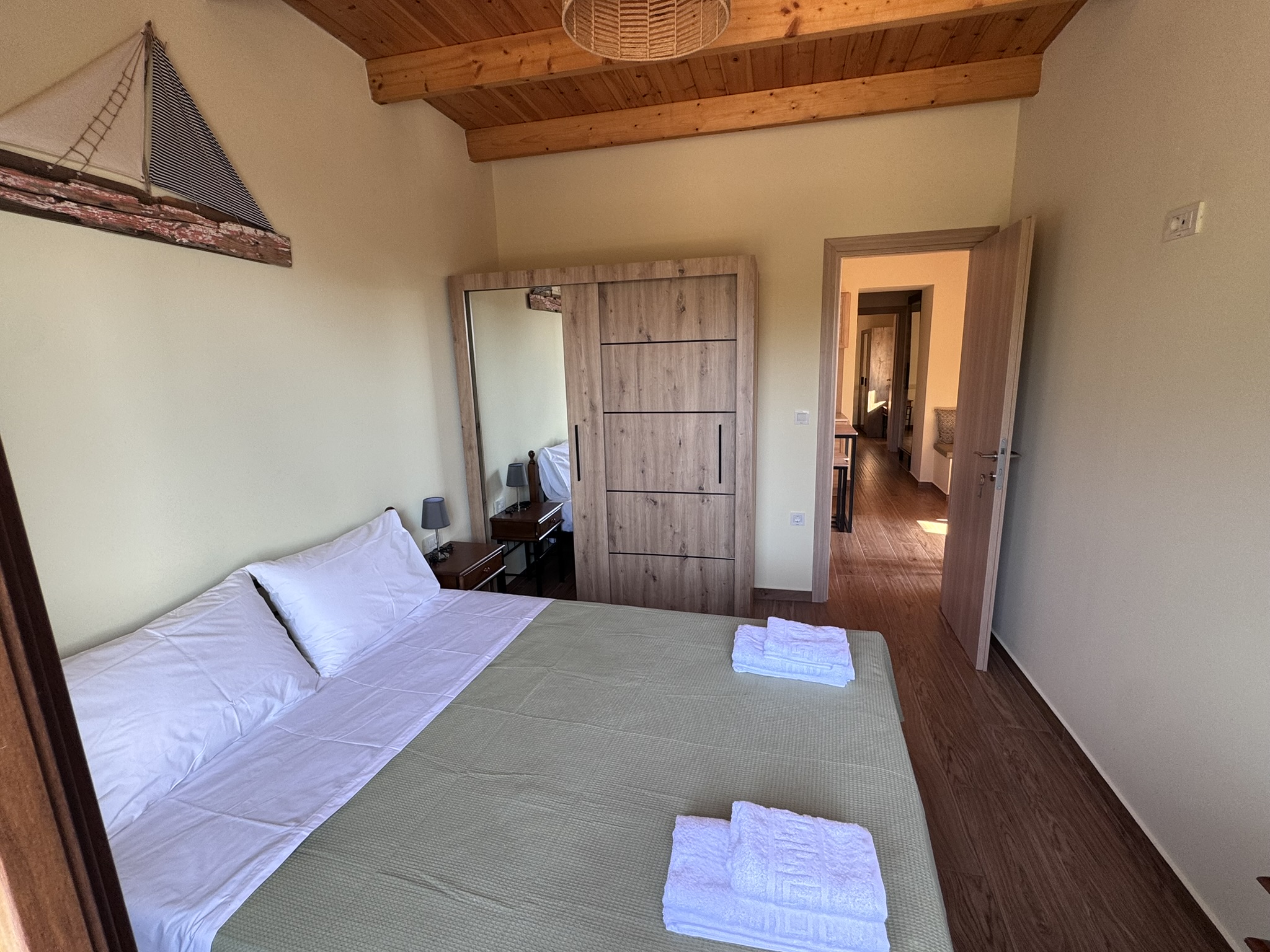 Double bedroom of house for rent in Ithaca Greece, Anoghi