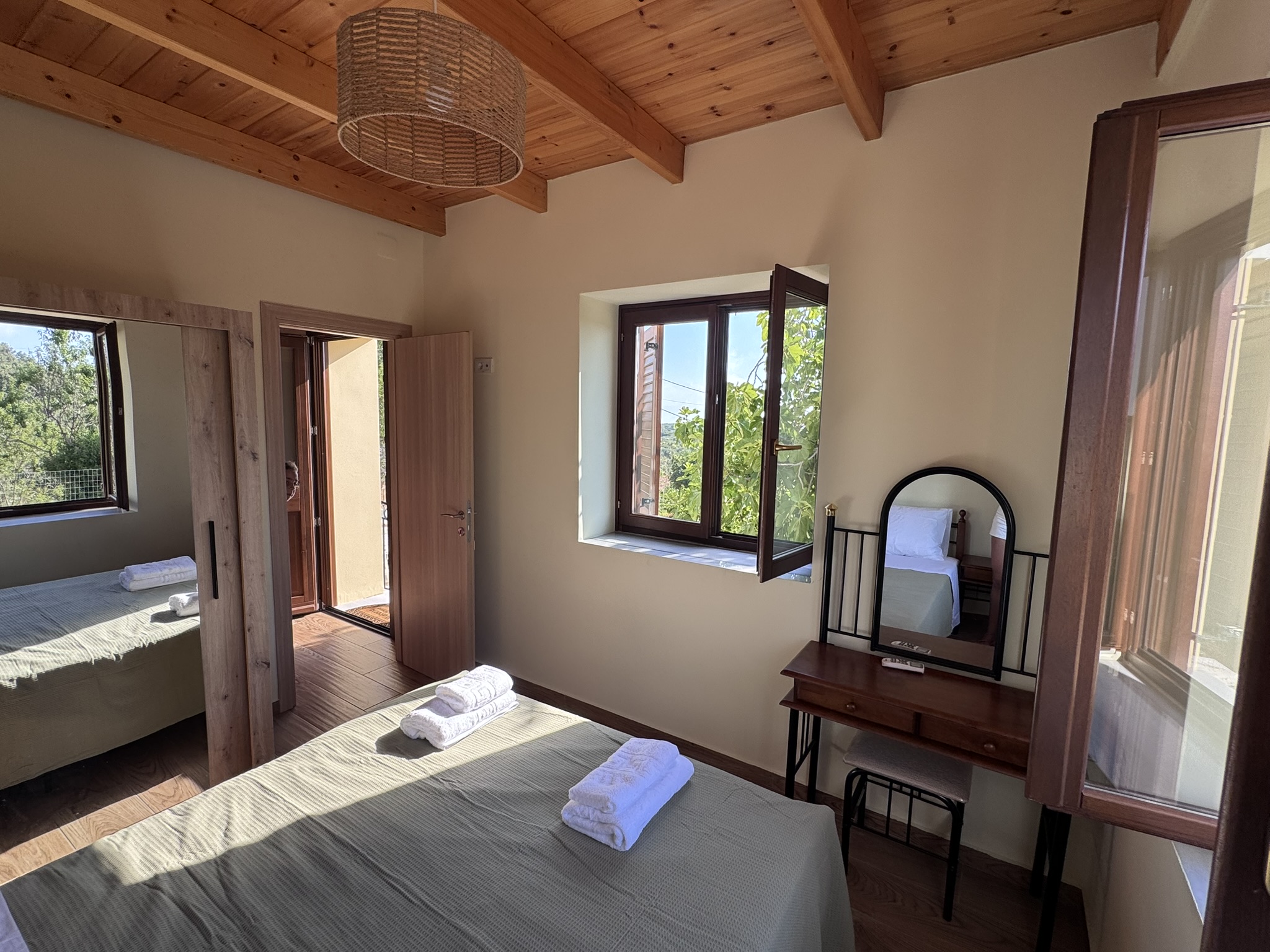 Double bedroom of house for rent in Ithaca Greece, Anoghi